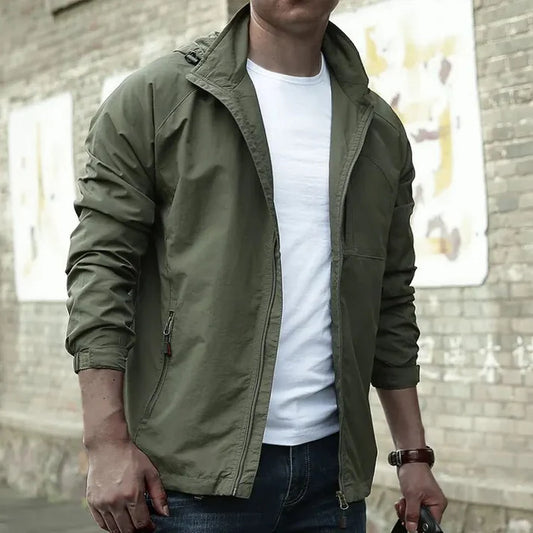 Leo Waterproof Breathable Cargo Jacket – All-Weather Versatility